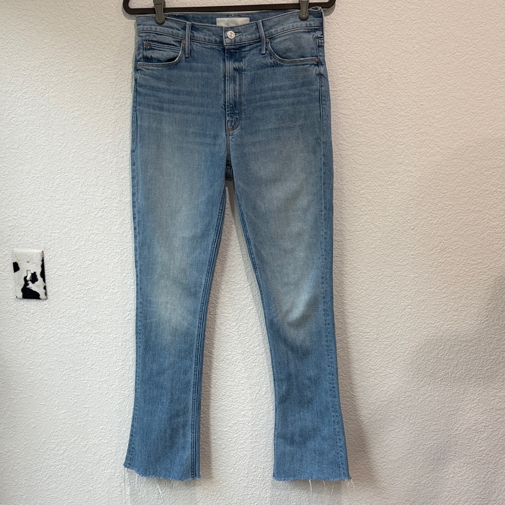 Mother Superior High Waisted Runaway Undone Hem On My Feet Jean Pants Casual 30